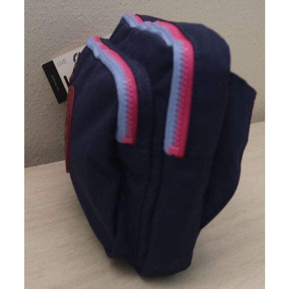 Kipling KIA2H4-4IJ Women's Navy Blue/Maroon Tarry Waist Belt Bag - Picture 7 of 12